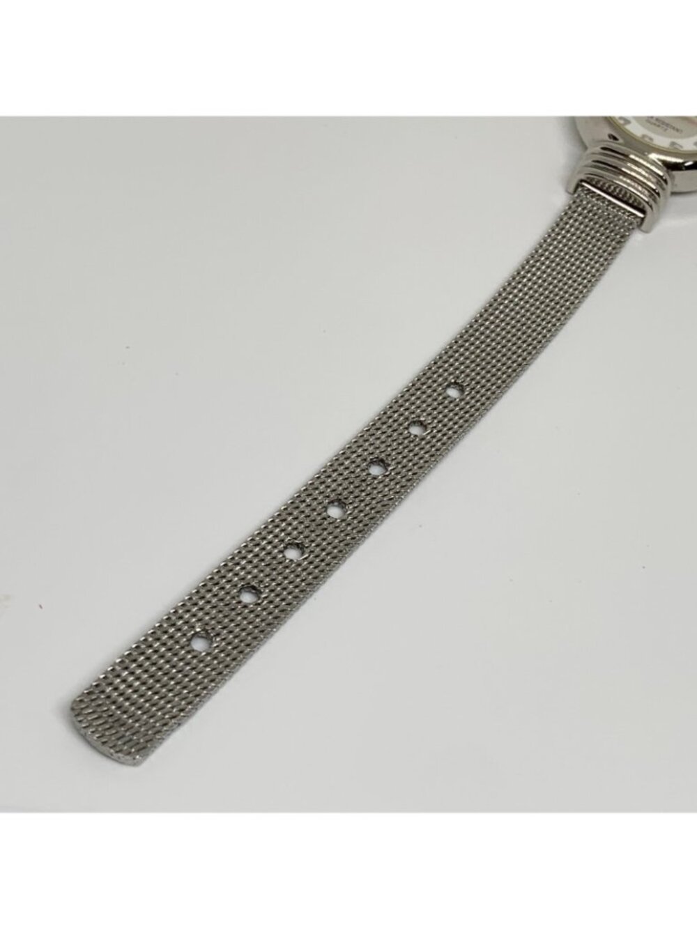 Vintage Kathy Ireland silver tone women watch quartz 25mm mesh band running - Picture 5 of 6